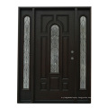 Iron Series FM 200I-Single Pre-Hung FRP Door-Mahogany